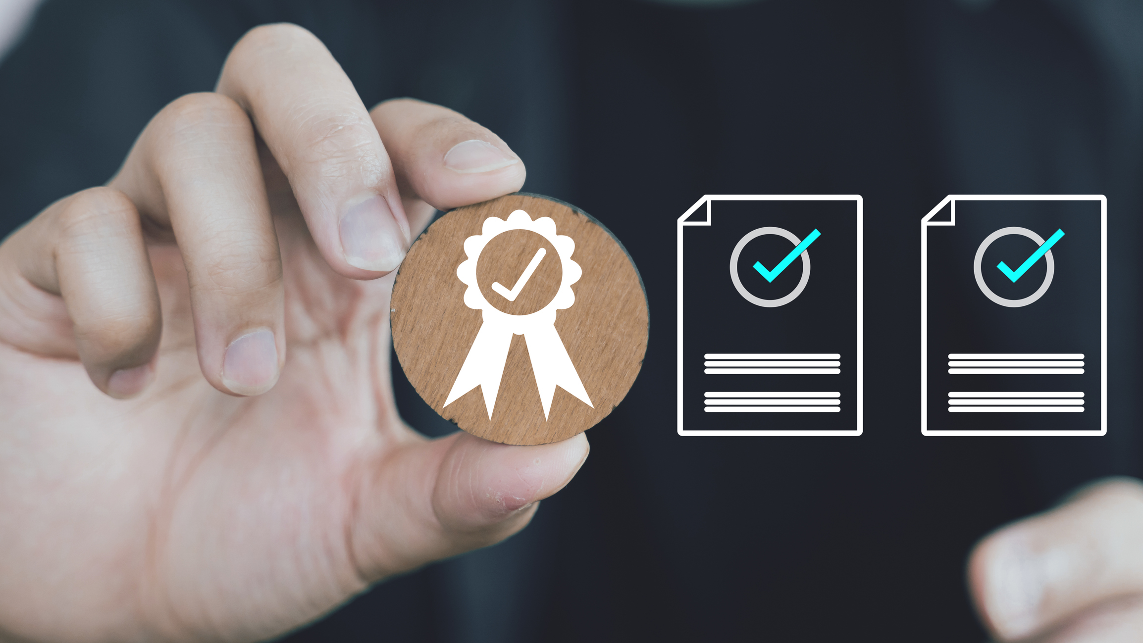 Quality Standard Certificate With Check List Data Feedback For Quality Warranty. Standardization, Certification.